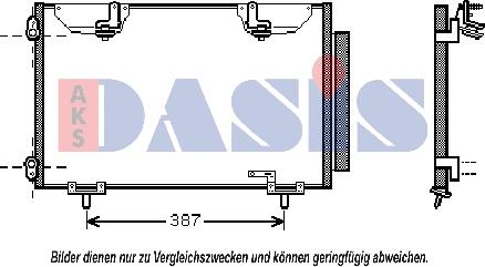 AKS Dasis 212024N - Kondensators, Gaisa kond. sistēma autodraugiem.lv