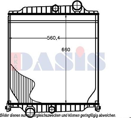 AKS Dasis 280017N - Radiators, Motora dzesēšanas sistēma autodraugiem.lv