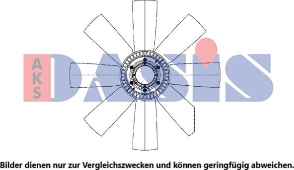 AKS Dasis 288019N - Ventilators, Motora dzesēšanas sistēma autodraugiem.lv