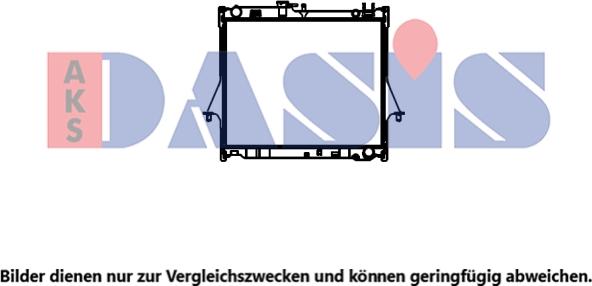 AKS Dasis 230005N - Radiators, Motora dzesēšanas sistēma autodraugiem.lv