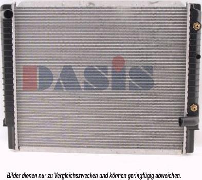AKS Dasis 220450N - Radiators, Motora dzesēšanas sistēma autodraugiem.lv