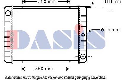 AKS Dasis 220007N - Radiators, Motora dzesēšanas sistēma autodraugiem.lv