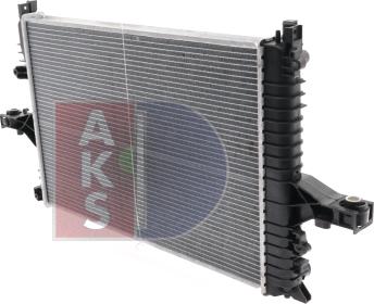 AKS Dasis 220016N - Radiators, Motora dzesēšanas sistēma autodraugiem.lv