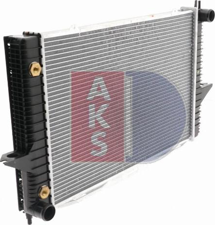 AKS Dasis 220017N - Radiators, Motora dzesēšanas sistēma autodraugiem.lv
