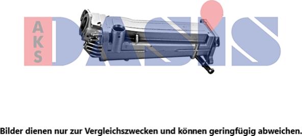 AKS Dasis 220029N - Radiators, Izplūdes gāzu recirkulācija autodraugiem.lv