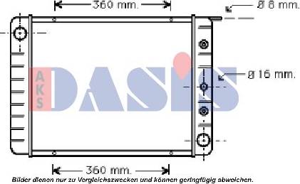 AKS Dasis 220170N - Radiators, Motora dzesēšanas sistēma autodraugiem.lv