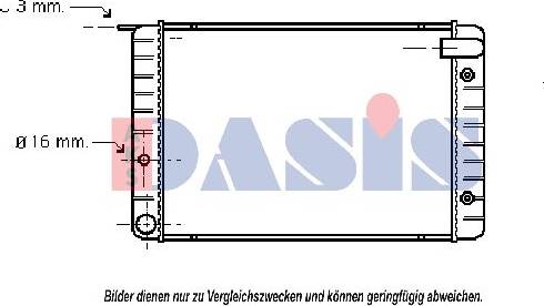AKS Dasis 220290N - Radiators, Motora dzesēšanas sistēma autodraugiem.lv