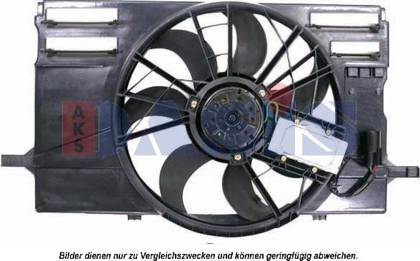 AKS Dasis 228043N - Ventilators, Motora dzesēšanas sistēma autodraugiem.lv