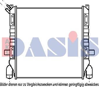 AKS Dasis 270050N - Radiators, Motora dzesēšanas sistēma autodraugiem.lv