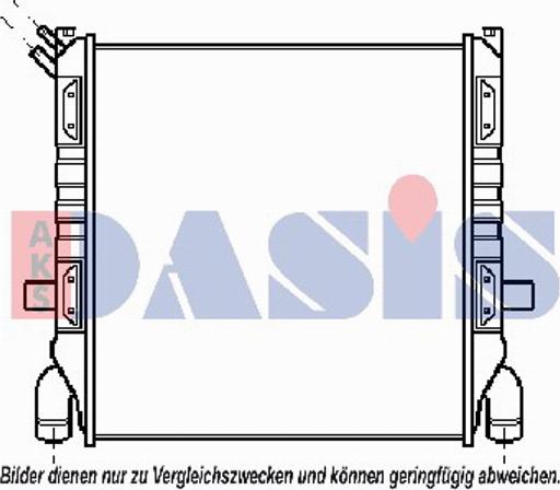 AKS Dasis 270050T - Radiators, Motora dzesēšanas sistēma autodraugiem.lv