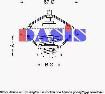 AKS Dasis 750931N - Termostats, Dzesēšanas šķidrums autodraugiem.lv