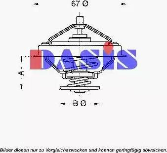 AKS Dasis 751933N - Termostats, Dzesēšanas šķidrums autodraugiem.lv