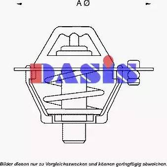 AKS Dasis 751803N - Termostats, Dzesēšanas šķidrums autodraugiem.lv