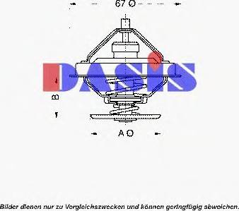 AKS Dasis 751886N - Termostats, Dzesēšanas šķidrums autodraugiem.lv