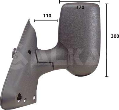 Alkar 9201960 - Ārējais atpakaļskata spogulis autodraugiem.lv