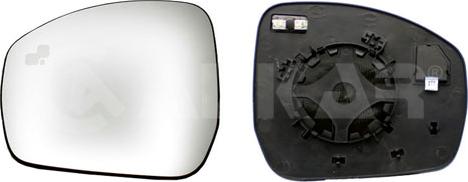 Alkar 6451051 - Spoguļstikls, Ārējais atpakaļskata spogulis autodraugiem.lv