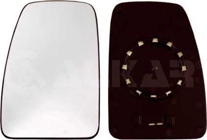 Alkar 6401905 - Spoguļstikls, Ārējais atpakaļskata spogulis autodraugiem.lv
