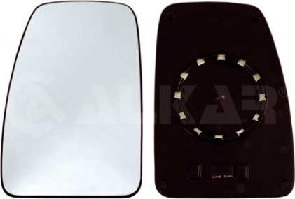Alkar 6431905 - Spoguļstikls, Ārējais atpakaļskata spogulis autodraugiem.lv