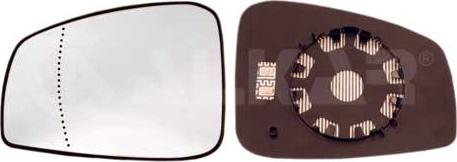 Alkar 6471231 - Spoguļstikls, Ārējais atpakaļskata spogulis autodraugiem.lv