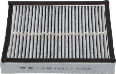 AMC Filter NC-2036C - Filtrs, Salona telpas gaiss autodraugiem.lv