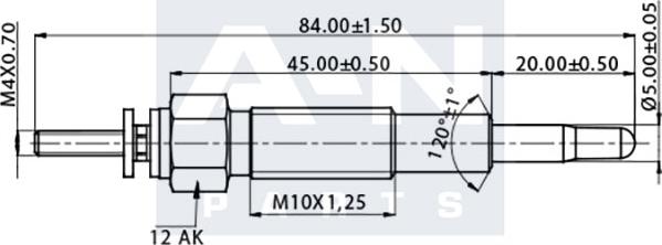 A-N PARTS A-N084164 - Kvēlsvece autodraugiem.lv