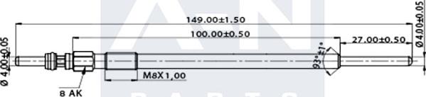 A-N PARTS A-N149014 - Kvēlsvece autodraugiem.lv