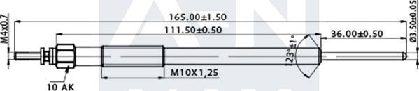A-N PARTS A-N164535 - Kvēlsvece autodraugiem.lv