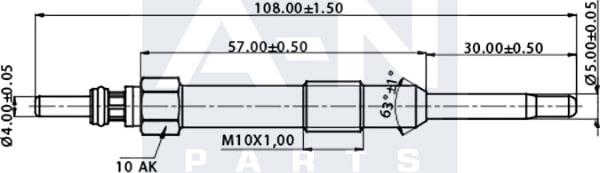 A-N PARTS A-N108639 - Kvēlsvece autodraugiem.lv