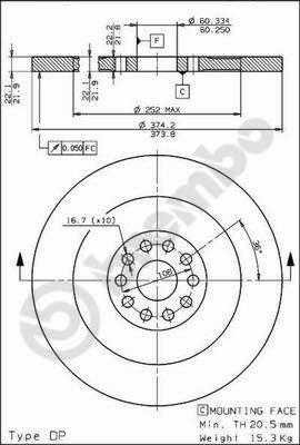 Brake Engineering DI955482S - Bremžu diski autodraugiem.lv