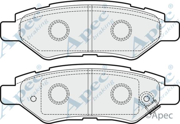 Cadillac 19421343 - Bremžu uzliku kompl., Disku bremzes autodraugiem.lv