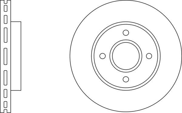 Brembo 09.5707.14 - Bremžu diski autodraugiem.lv