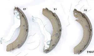 Ashika 55-05-516 - Bremžu loku komplekts autodraugiem.lv