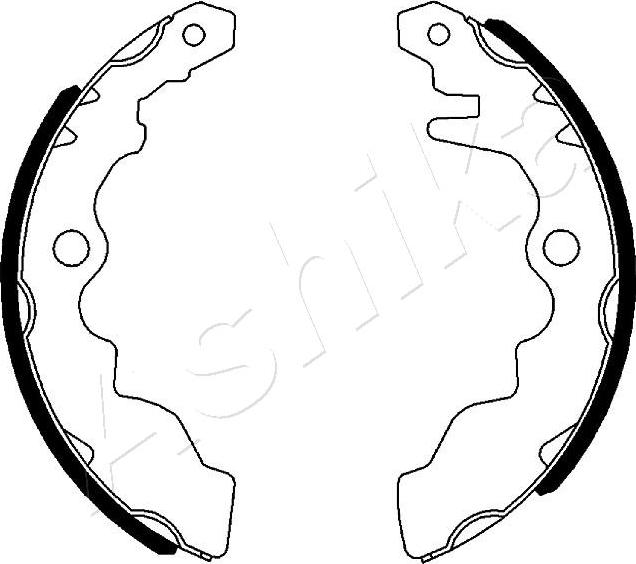 Ashika 55-00-025 - Bremžu loku komplekts autodraugiem.lv