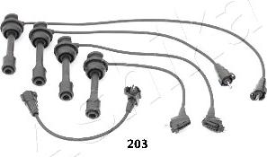 Ashika 132-02-203 - Augstsprieguma vadu komplekts autodraugiem.lv