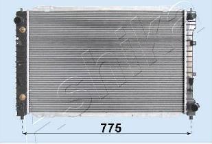 Ashika RDA053108 - Radiators, Motora dzesēšanas sistēma autodraugiem.lv