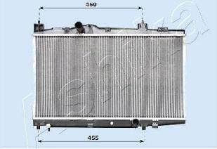 Ashika RDA153009 - Radiators, Motora dzesēšanas sistēma autodraugiem.lv