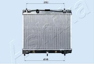 Ashika RDA153011 - Radiators, Motora dzesēšanas sistēma autodraugiem.lv