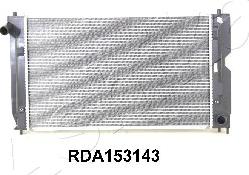 Ashika RDA153143 - Radiators, Motora dzesēšanas sistēma autodraugiem.lv