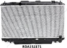 Ashika RDA153171 - Radiators, Motora dzesēšanas sistēma autodraugiem.lv