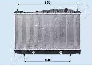 Ashika RDA313023 - Radiators, Motora dzesēšanas sistēma autodraugiem.lv