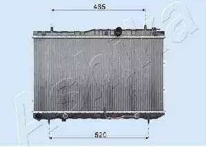 Ashika RDA333034 - Radiators, Motora dzesēšanas sistēma autodraugiem.lv