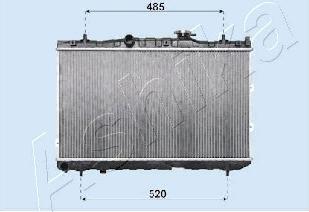 Ashika RDA333030 - Radiators, Motora dzesēšanas sistēma autodraugiem.lv