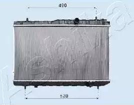 Ashika RDA333032 - Radiators, Motora dzesēšanas sistēma autodraugiem.lv