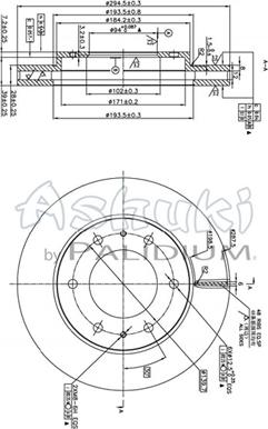 Ashuki C652-59 - Bremžu diski autodraugiem.lv