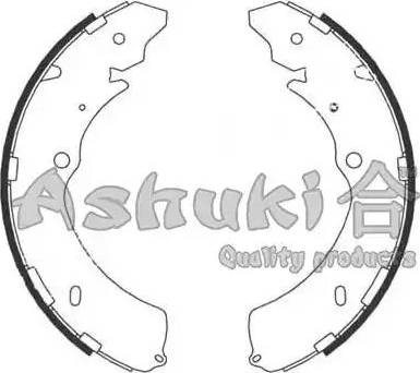 Ashuki IS015-01 - Bremžu loku komplekts autodraugiem.lv