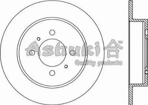 Ashuki N014-11 - Bremžu diski autodraugiem.lv