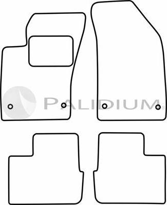 Ashuki PAL18-0420 - Paklājiņu komplekts autodraugiem.lv