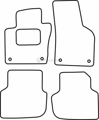 Ashuki PAL18-1816 - Paklājiņu komplekts autodraugiem.lv