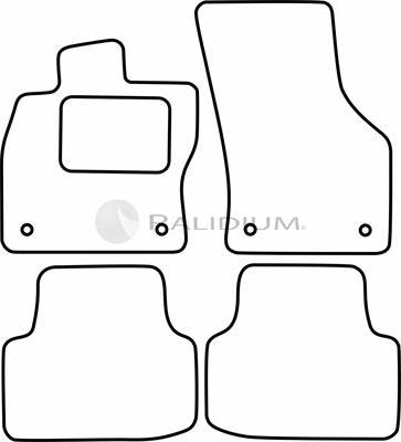 Ashuki PAL18-1812 - Paklājiņu komplekts autodraugiem.lv