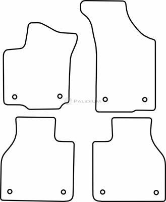 Ashuki PAL18-1831 - Paklājiņu komplekts autodraugiem.lv